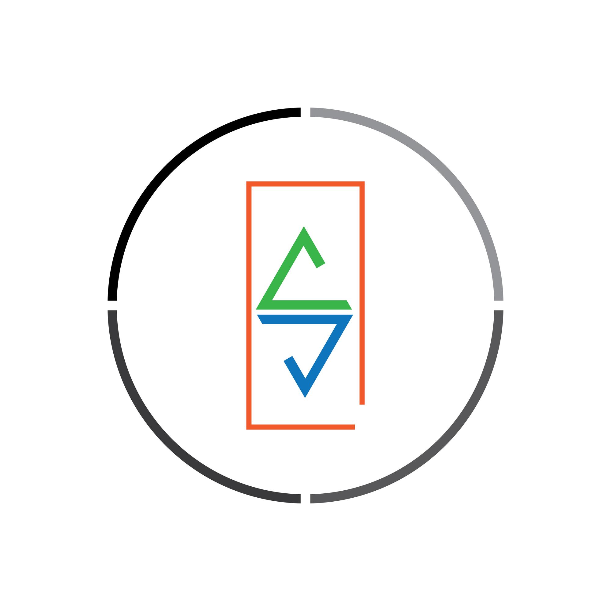 Nowoczesna pracownia — haft technologiczny logo